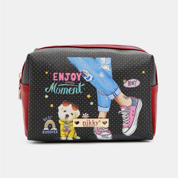 Nicole Lee USA Printed Extra Large Cosmetic Pouch - Picture 6 of 11